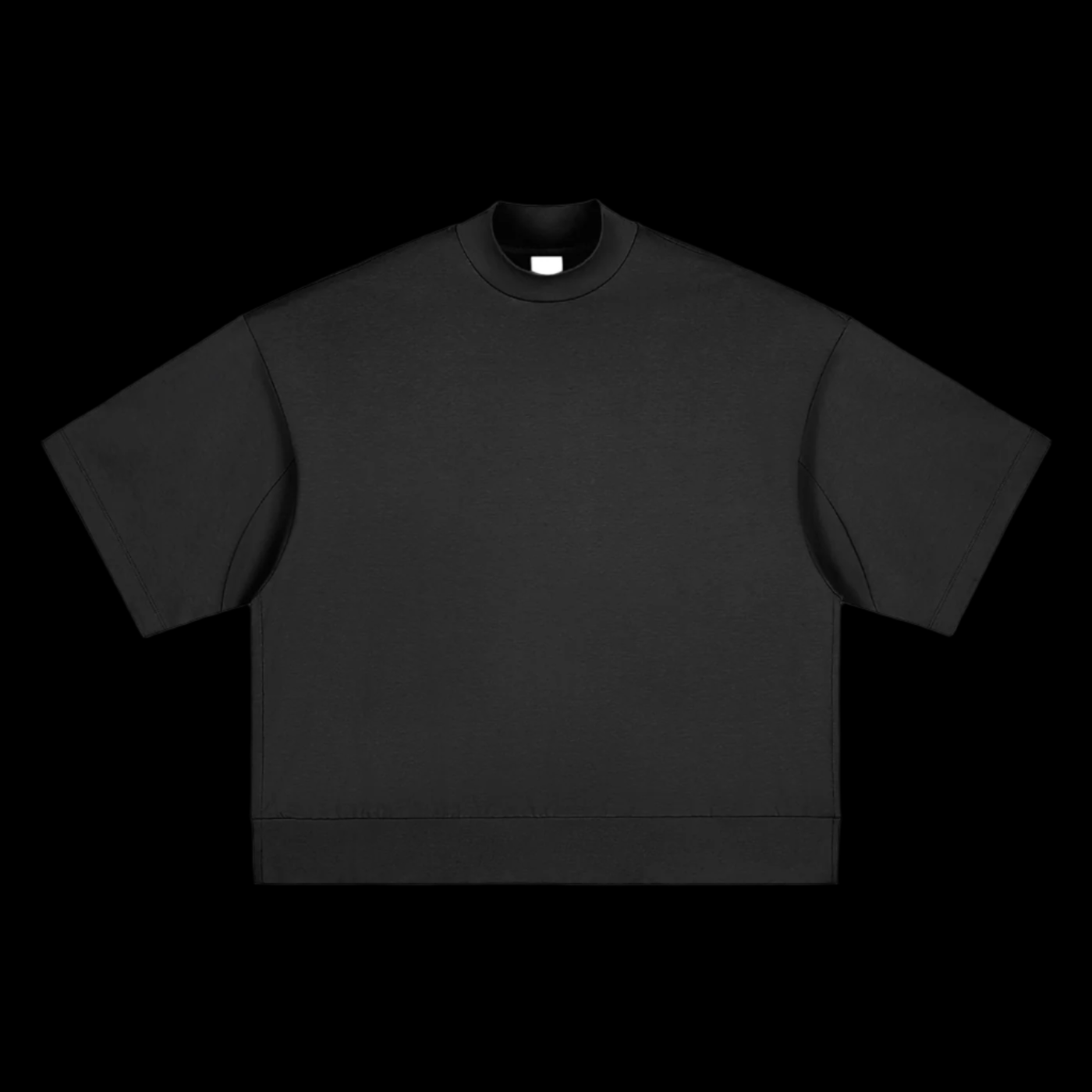Heavyweight Oversized Mock Neck T-Shirt