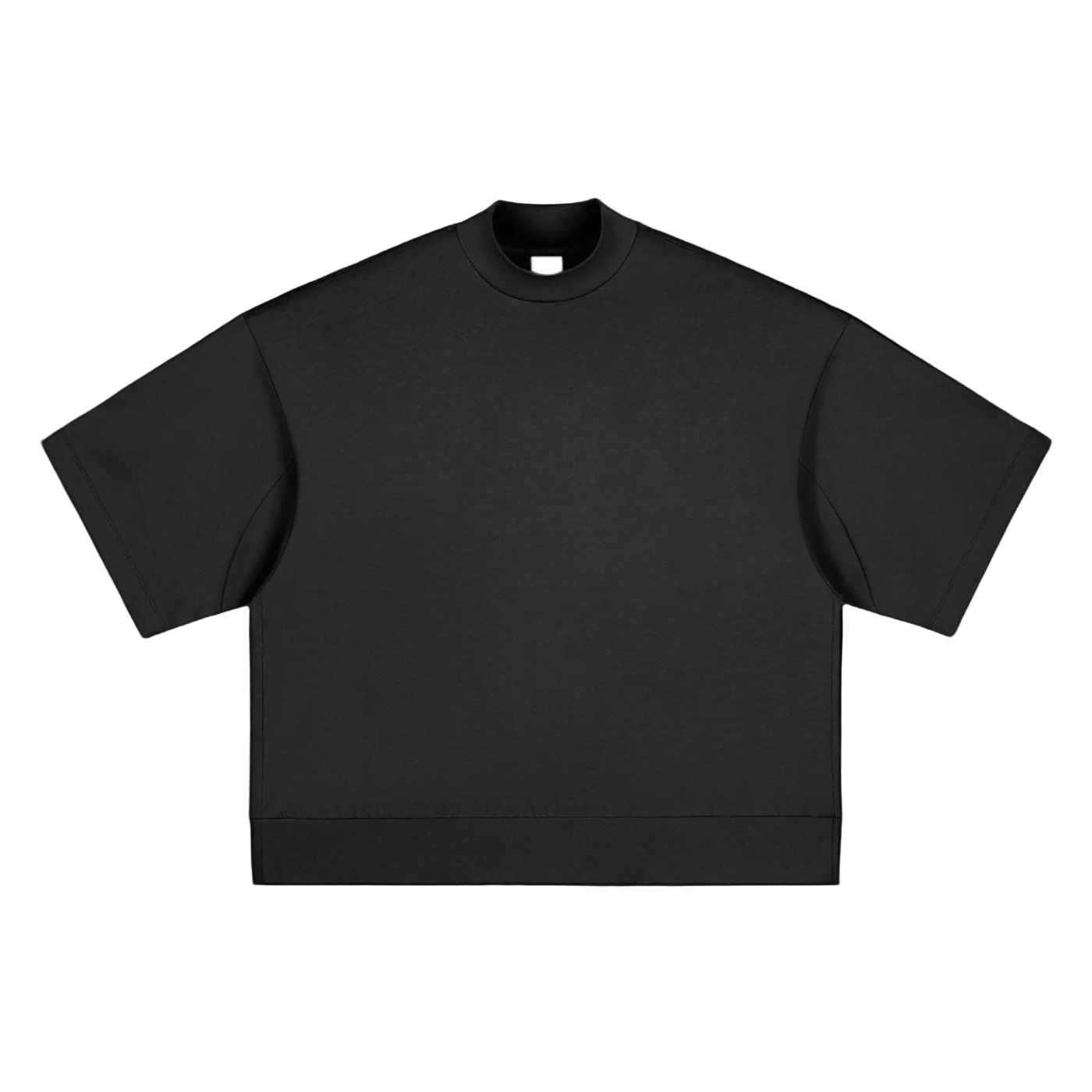 Heavyweight Oversized Mock Neck T-Shirt