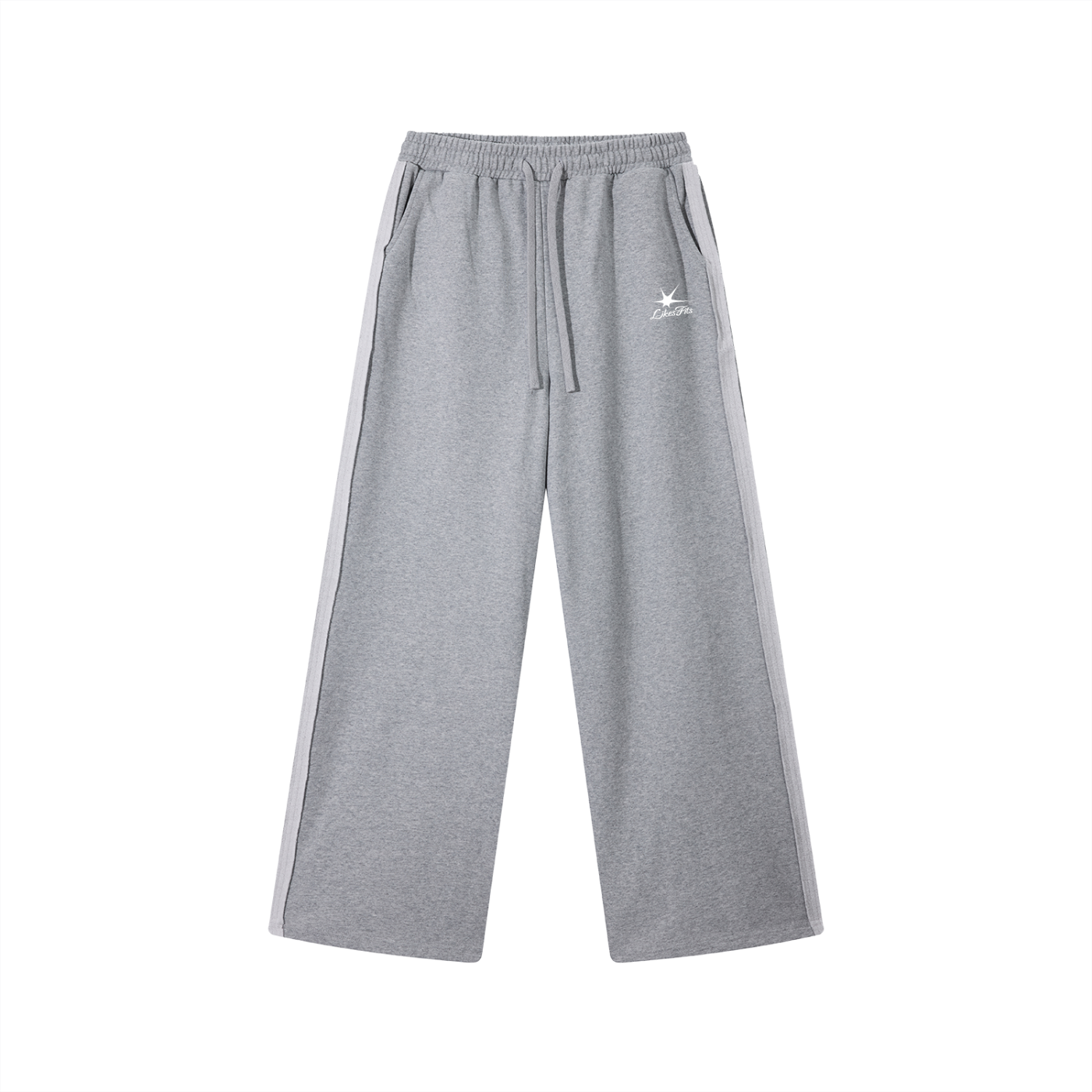 Contrast Tape Straight Leg Sweatpants