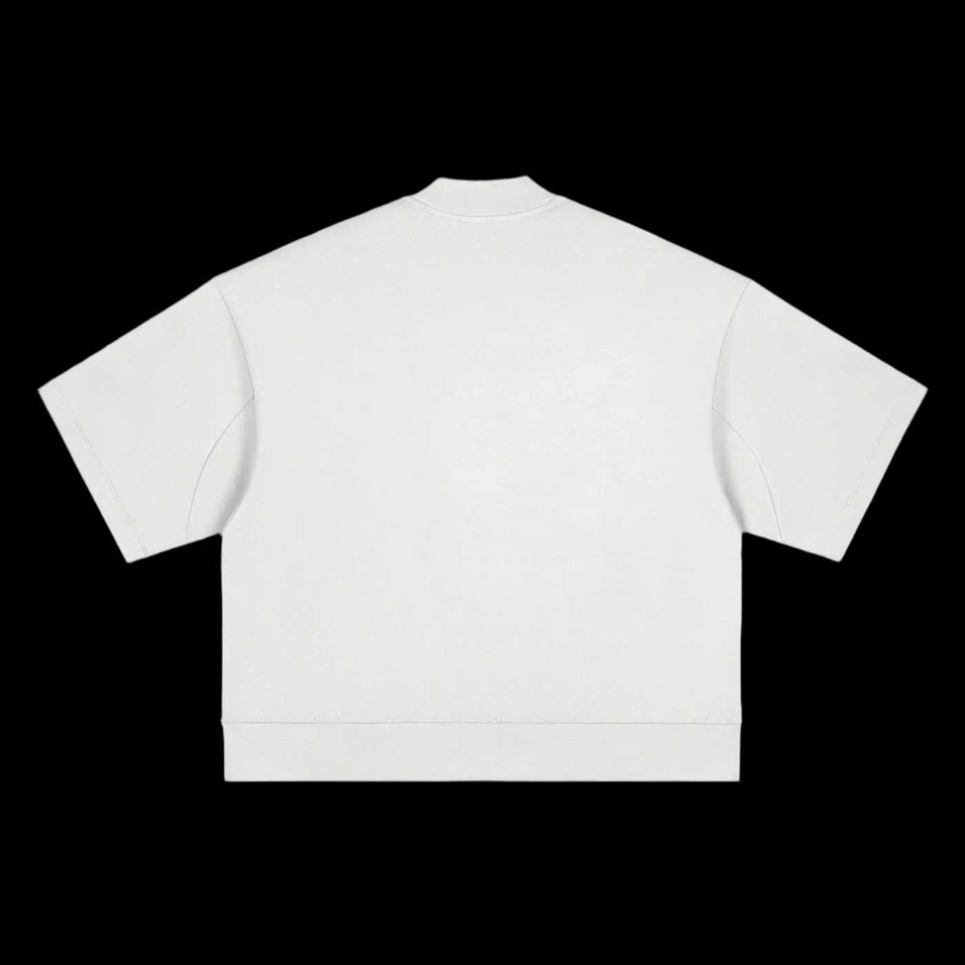 Heavyweight Oversized Mock Neck T-Shirt