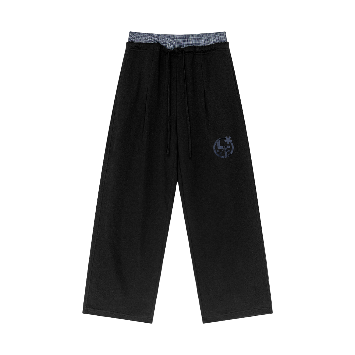 Plaid Waist Sweatpants