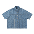 Distressed Wash Short Sleeve Shirt