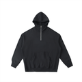 Big Hood Half Zip Fleece Hoodie