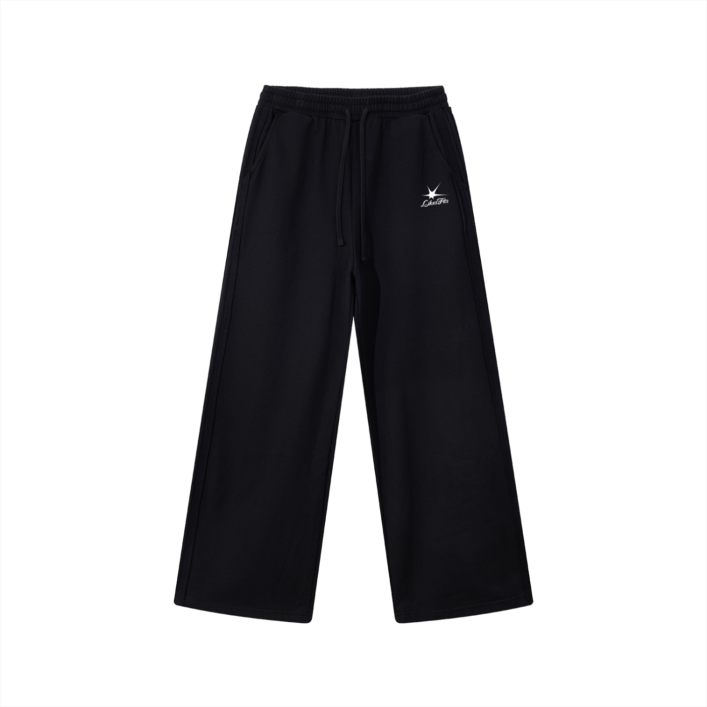 Contrast Tape Straight Leg Sweatpants