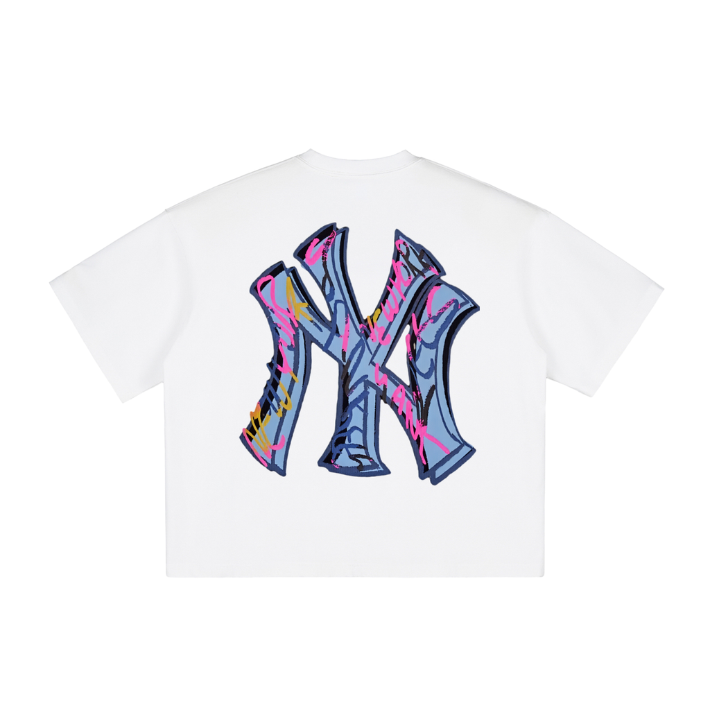 Blue & Pink NY Tee