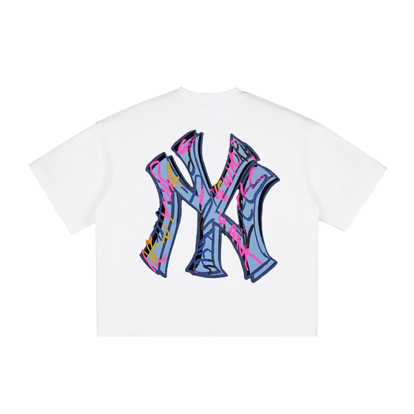 Blue & Pink NY Tee