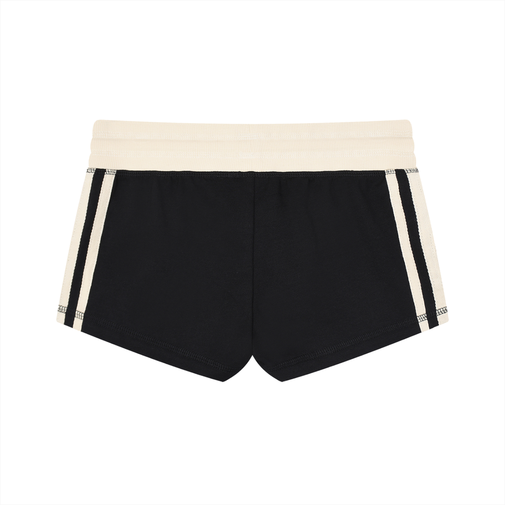 Striped Low Rise Track Shorts