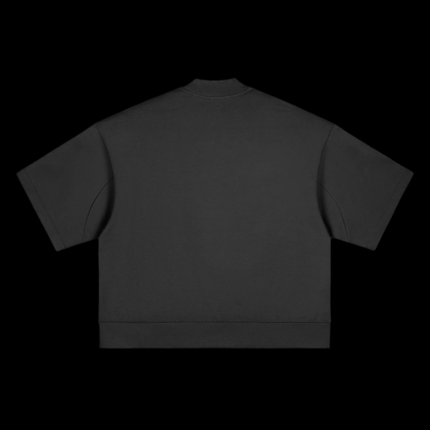 Heavyweight Oversized Mock Neck T-Shirt