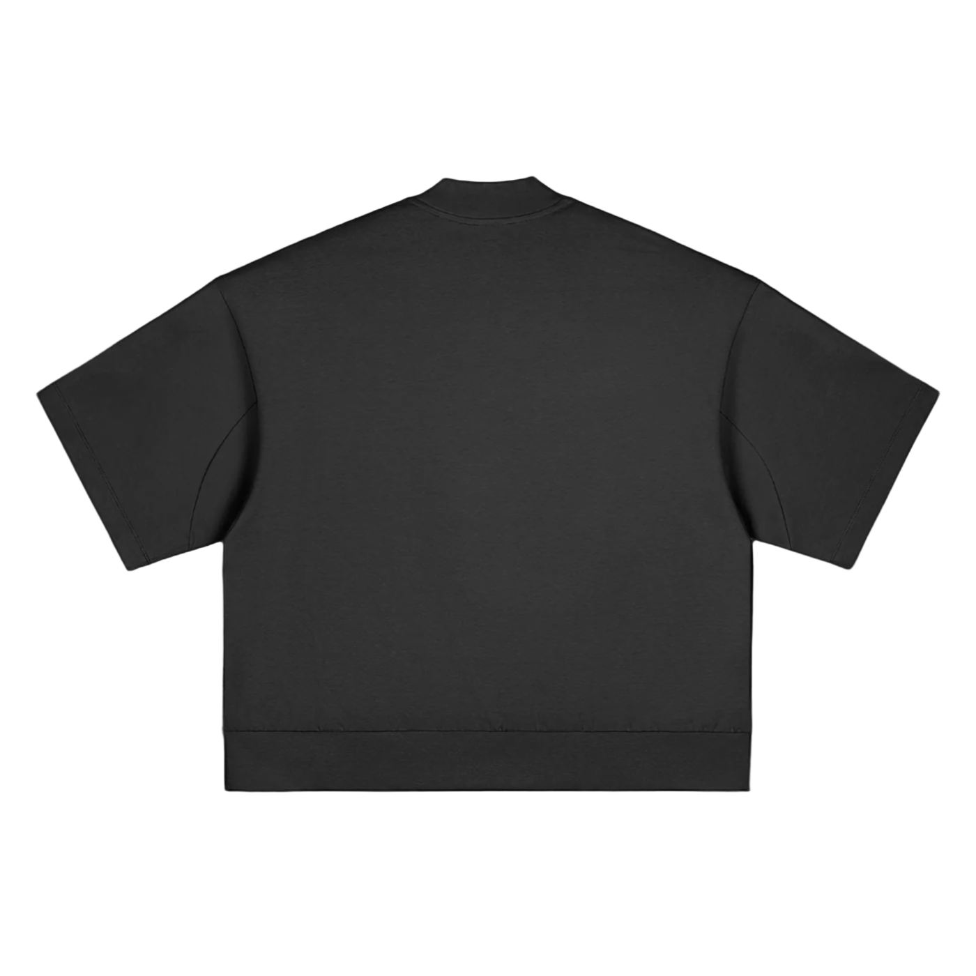Heavyweight Oversized Mock Neck T-Shirt