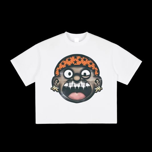 Orange Big Head Tee