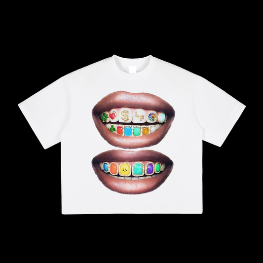 Double Colorful Grillz Tee