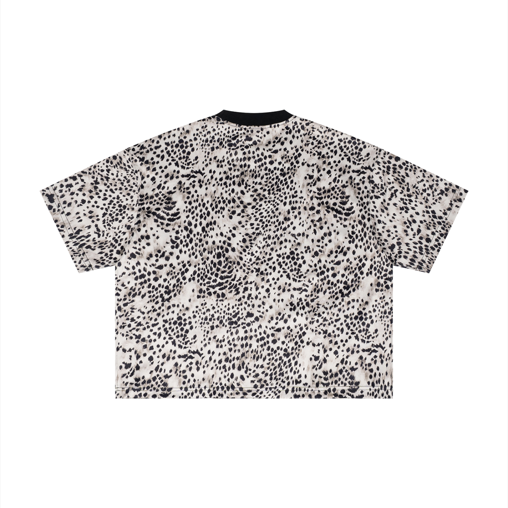 Leopard Print Boxy Tee