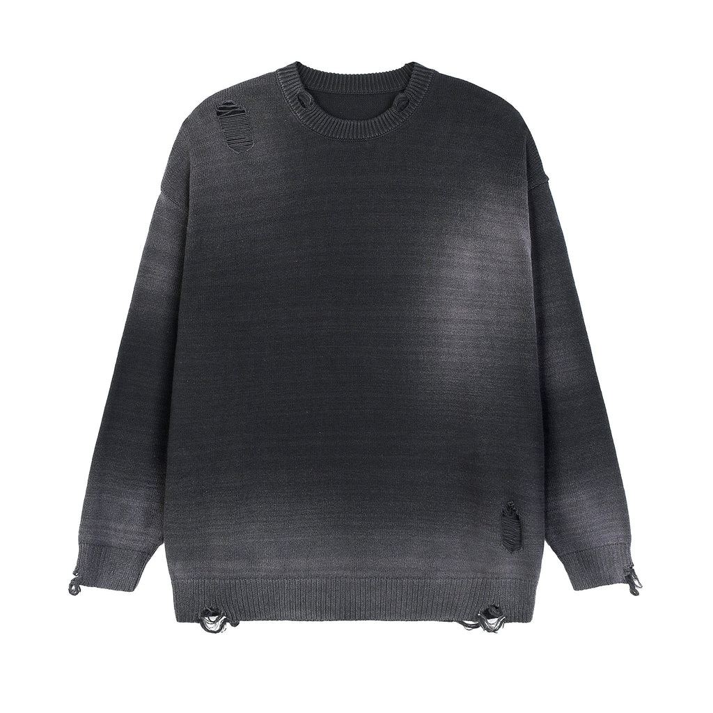 Sun Fade Ripped Crewneck sweater