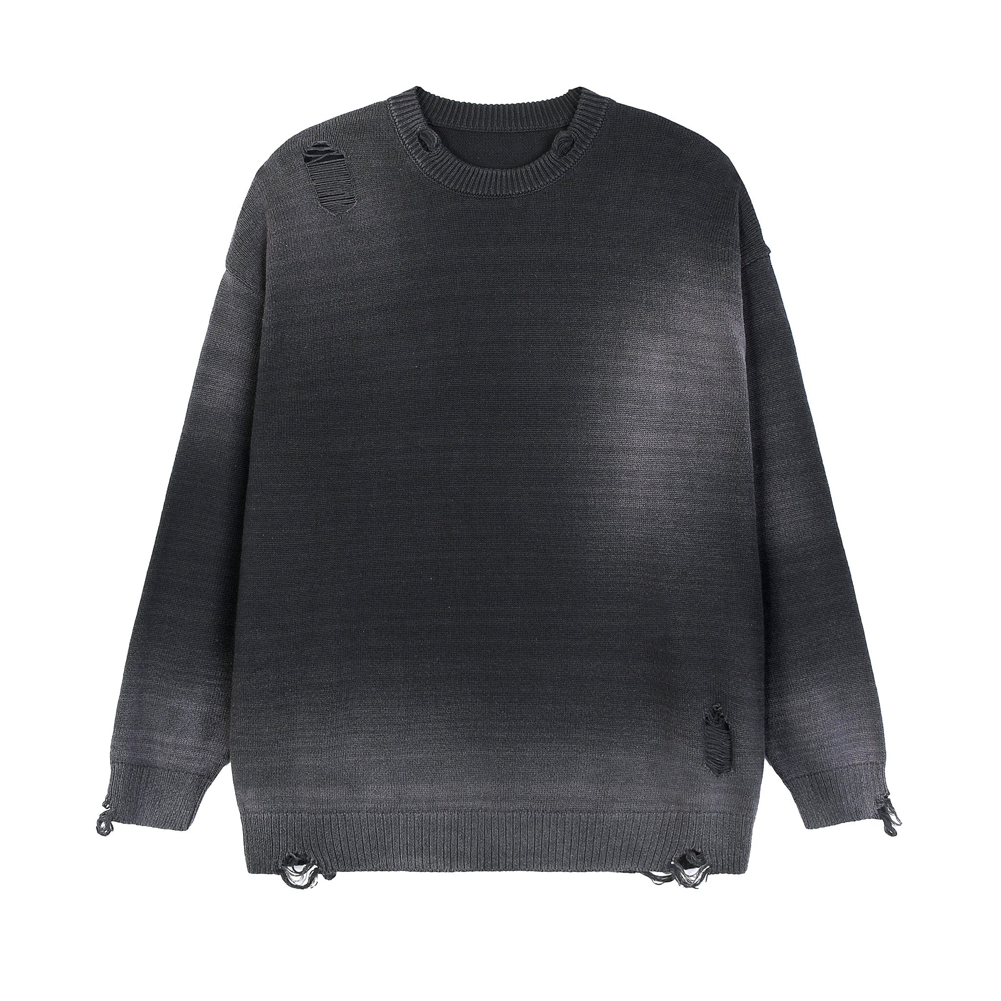 Sun Fade Ripped Crewneck sweater