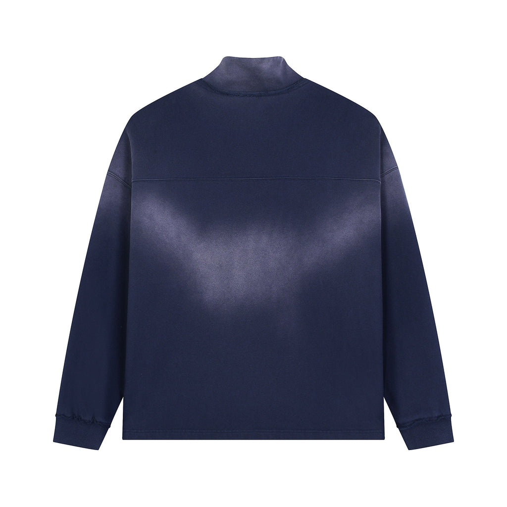 Sun Fade Quarter Zip Up Sweatshirt