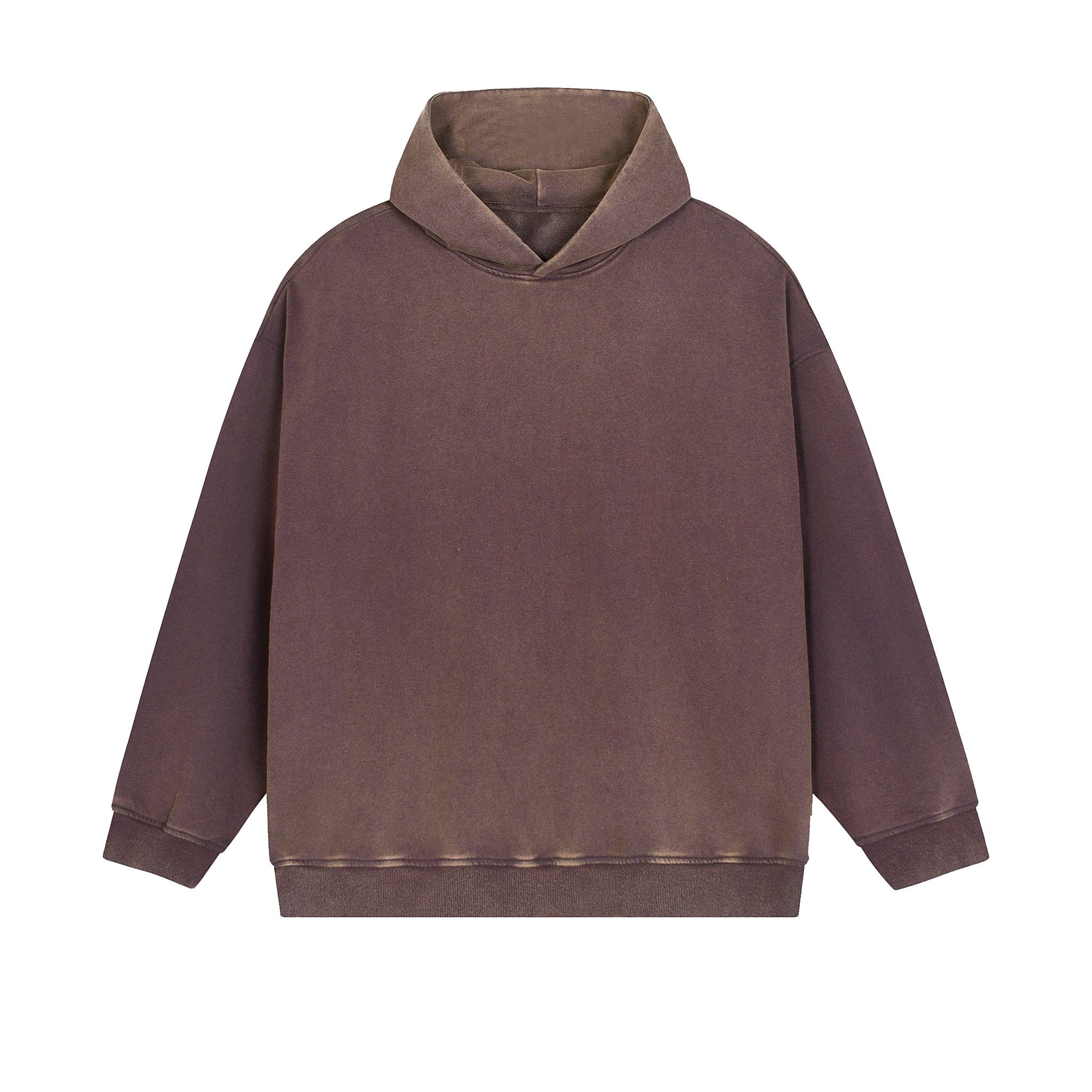 Vintage Washed Gradient Fleece Hoodie