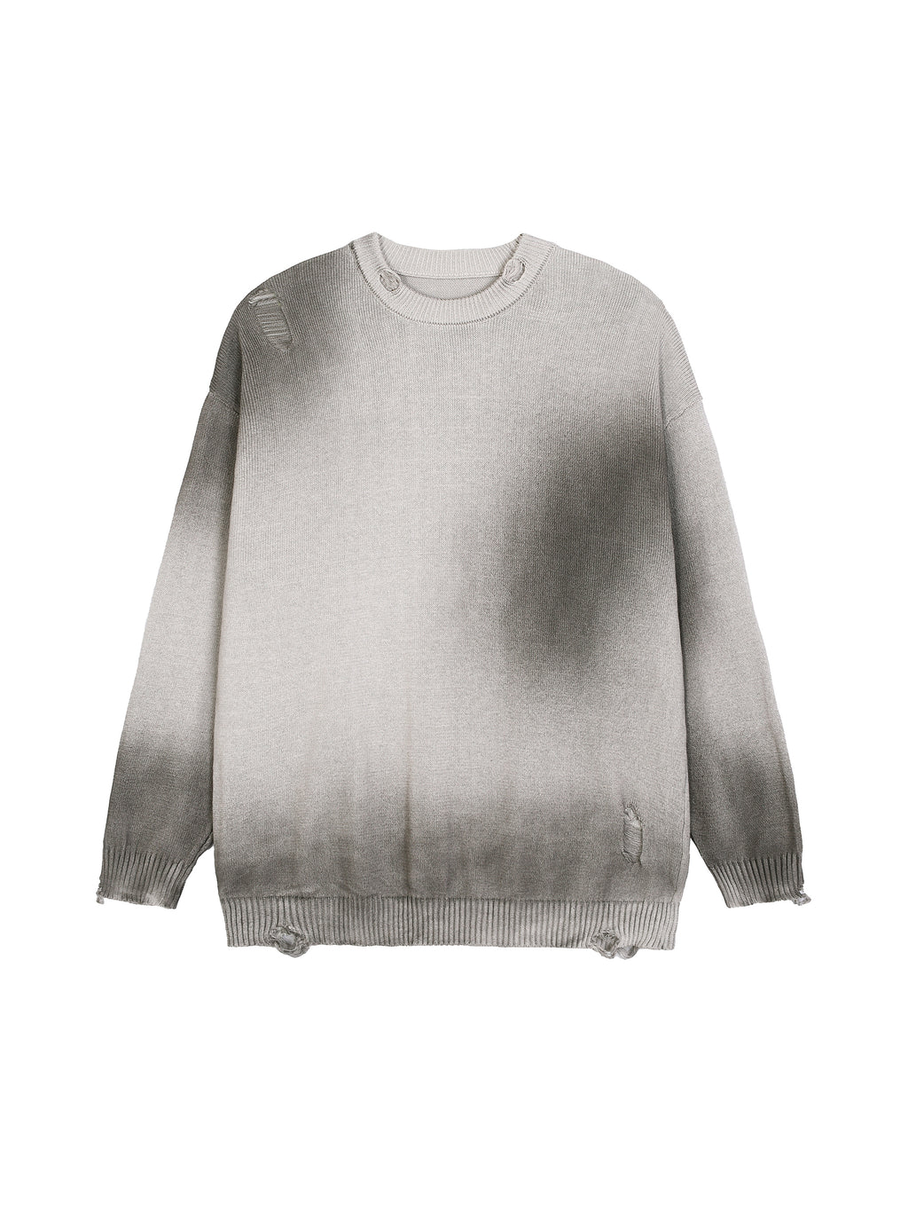 Sun Fade Ripped Crewneck sweater