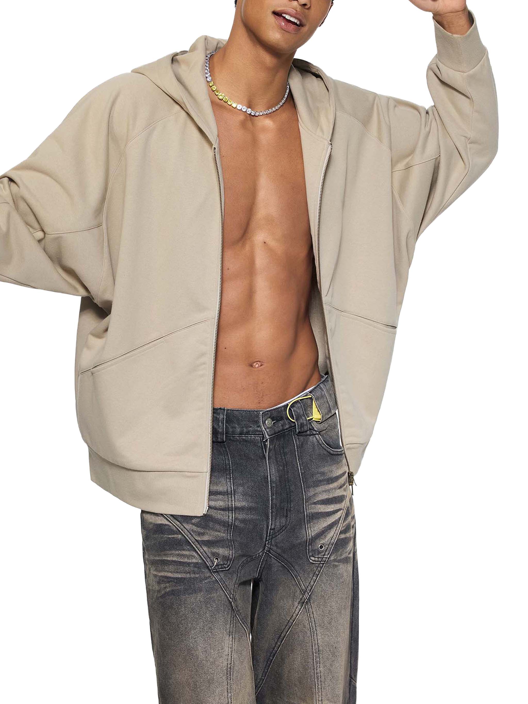 Zip Up Fleece Hoodie