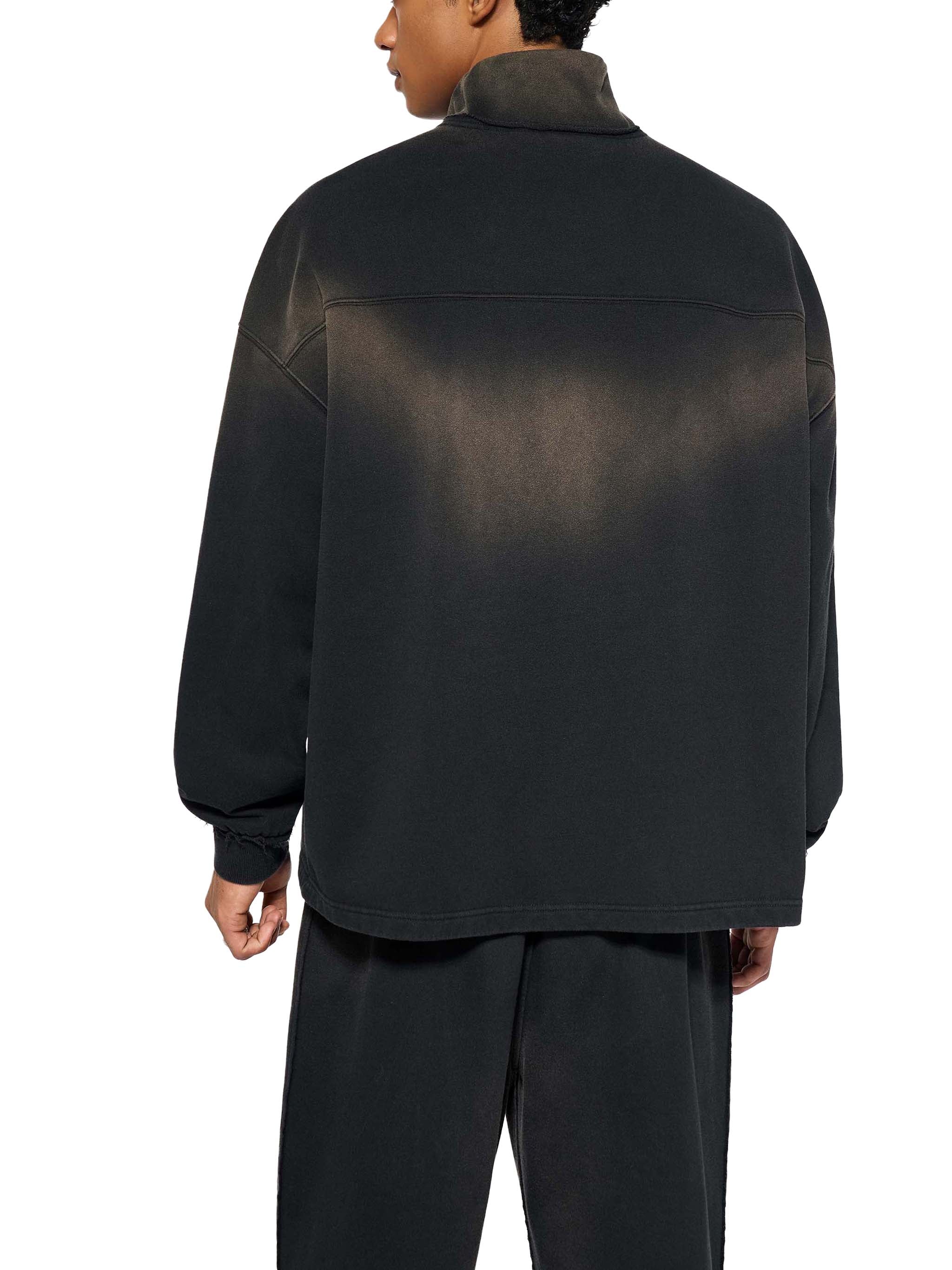 Sun Fade Quarter Zip Up Sweatshirt