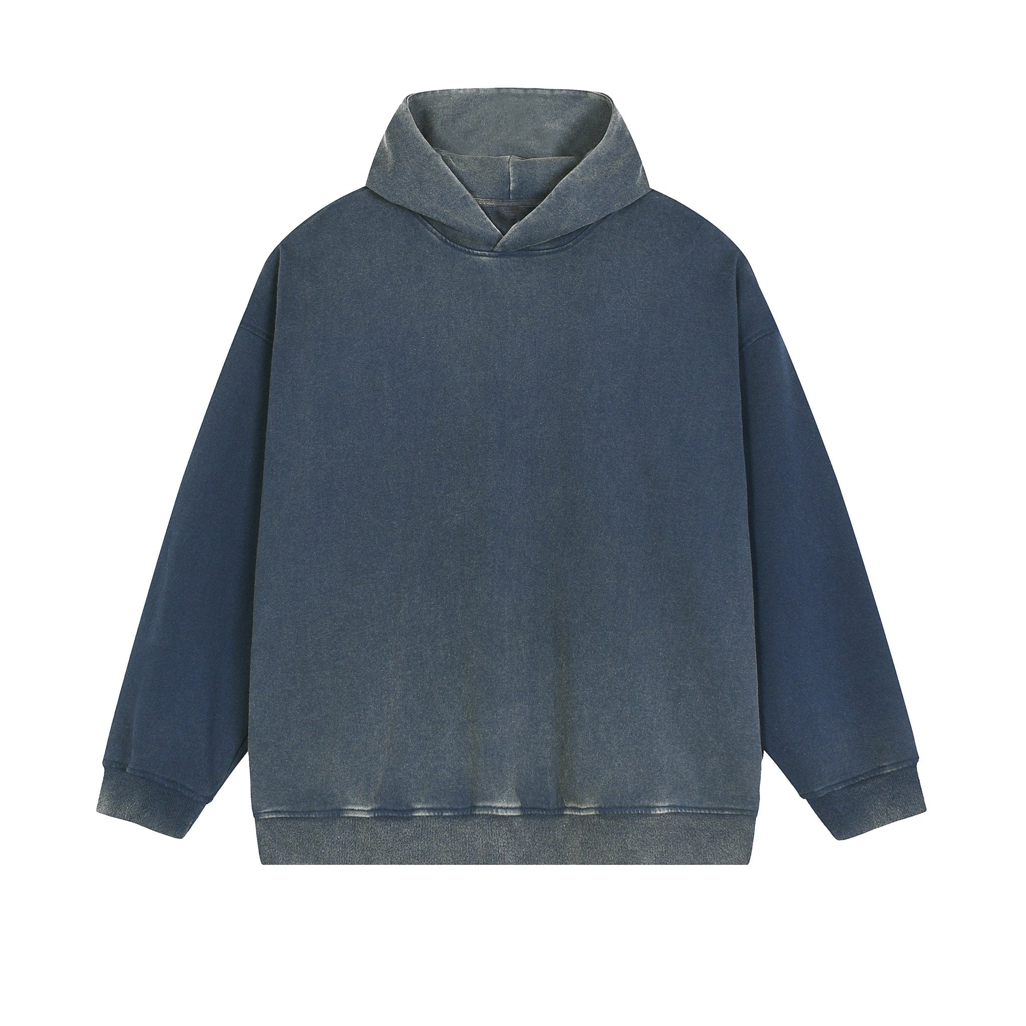 Vintage Washed Gradient Fleece Hoodie