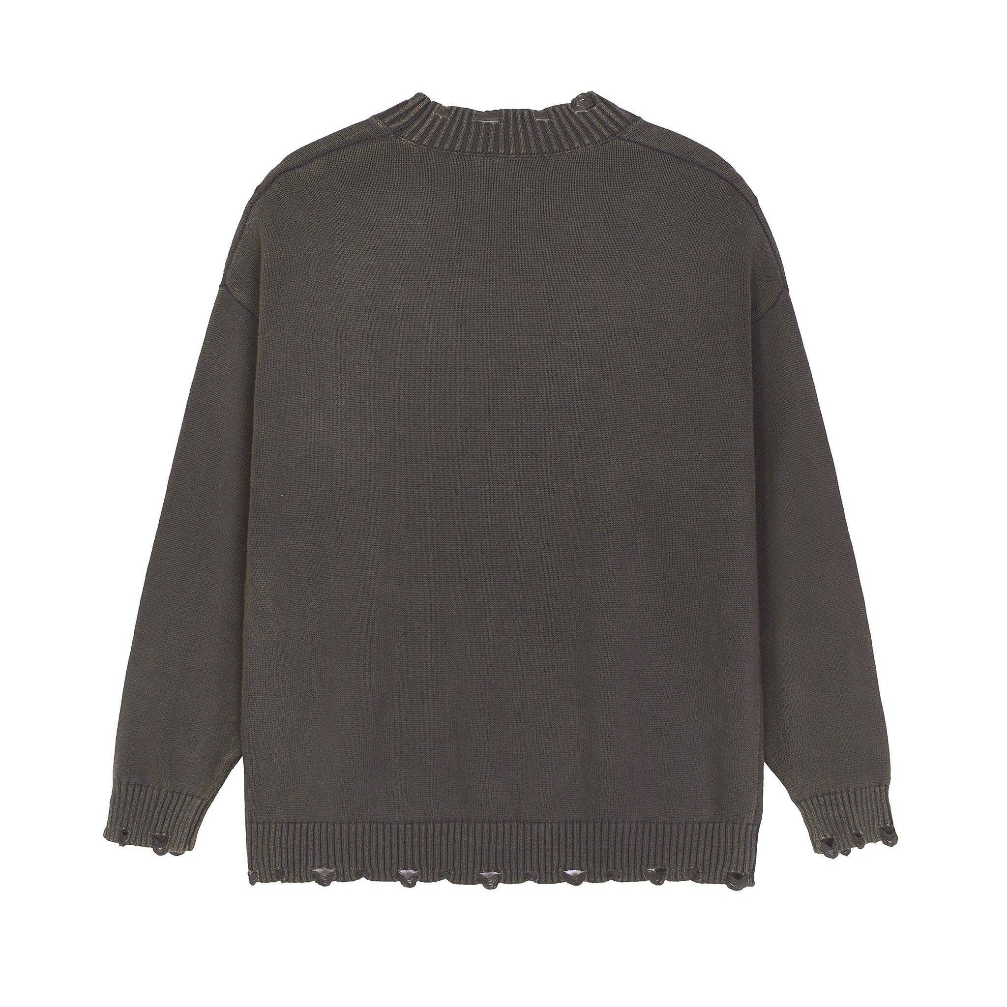 Vintage Washed Hand Frayed Sweater