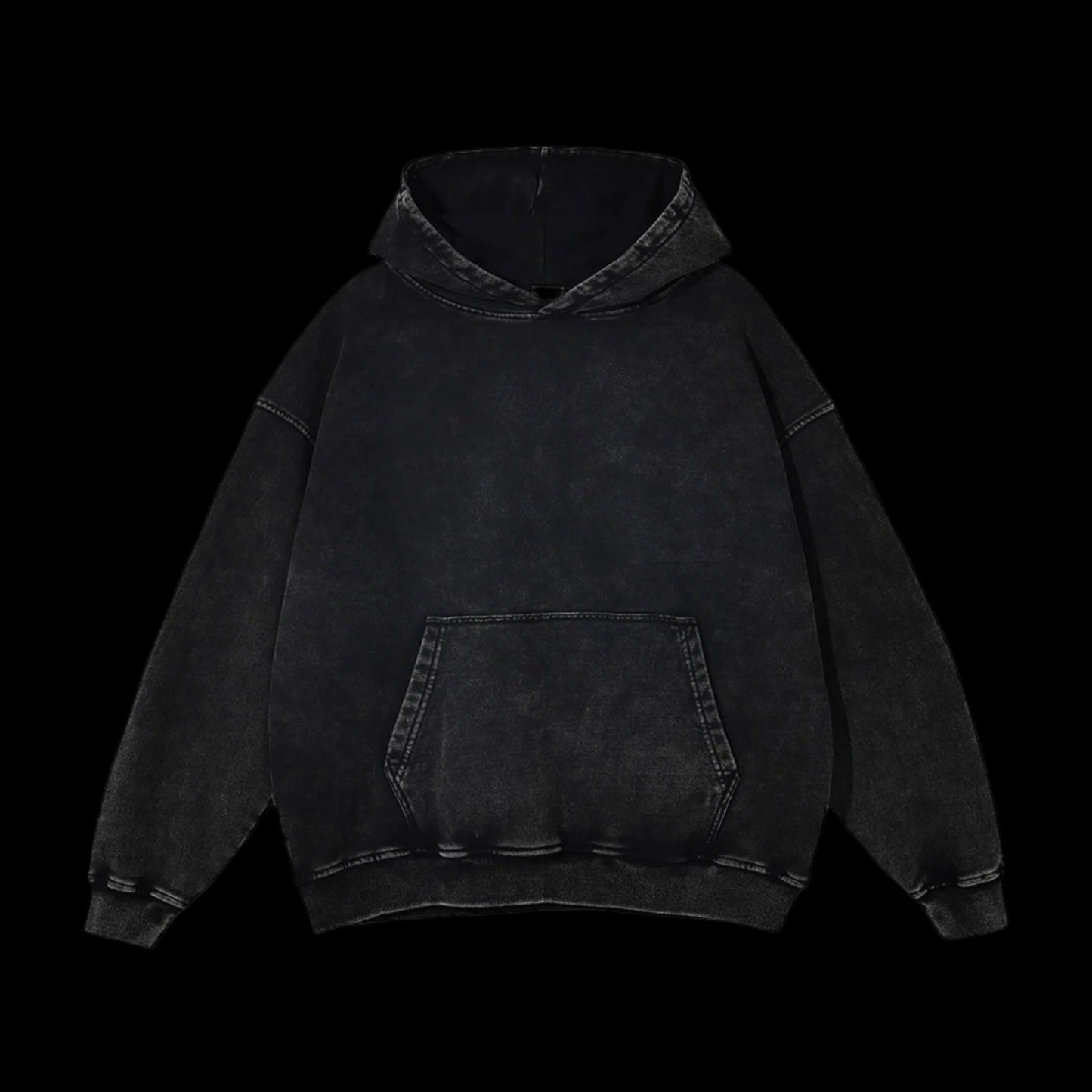 Acid Wash Oversized Hoodie