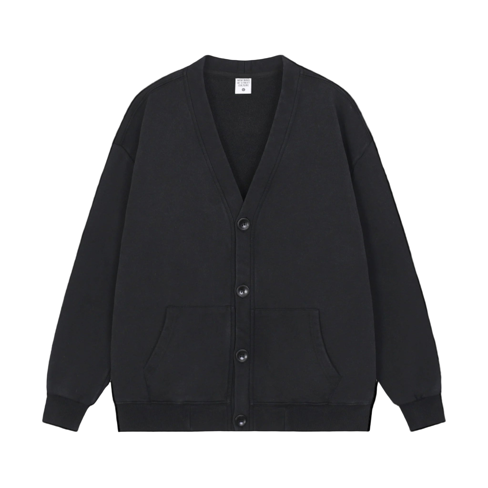 Snow Washed Sweat Cardigan