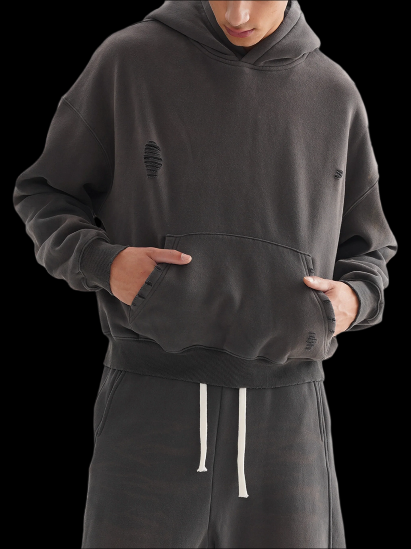 Frayed Sunfade Boxy Hoodie