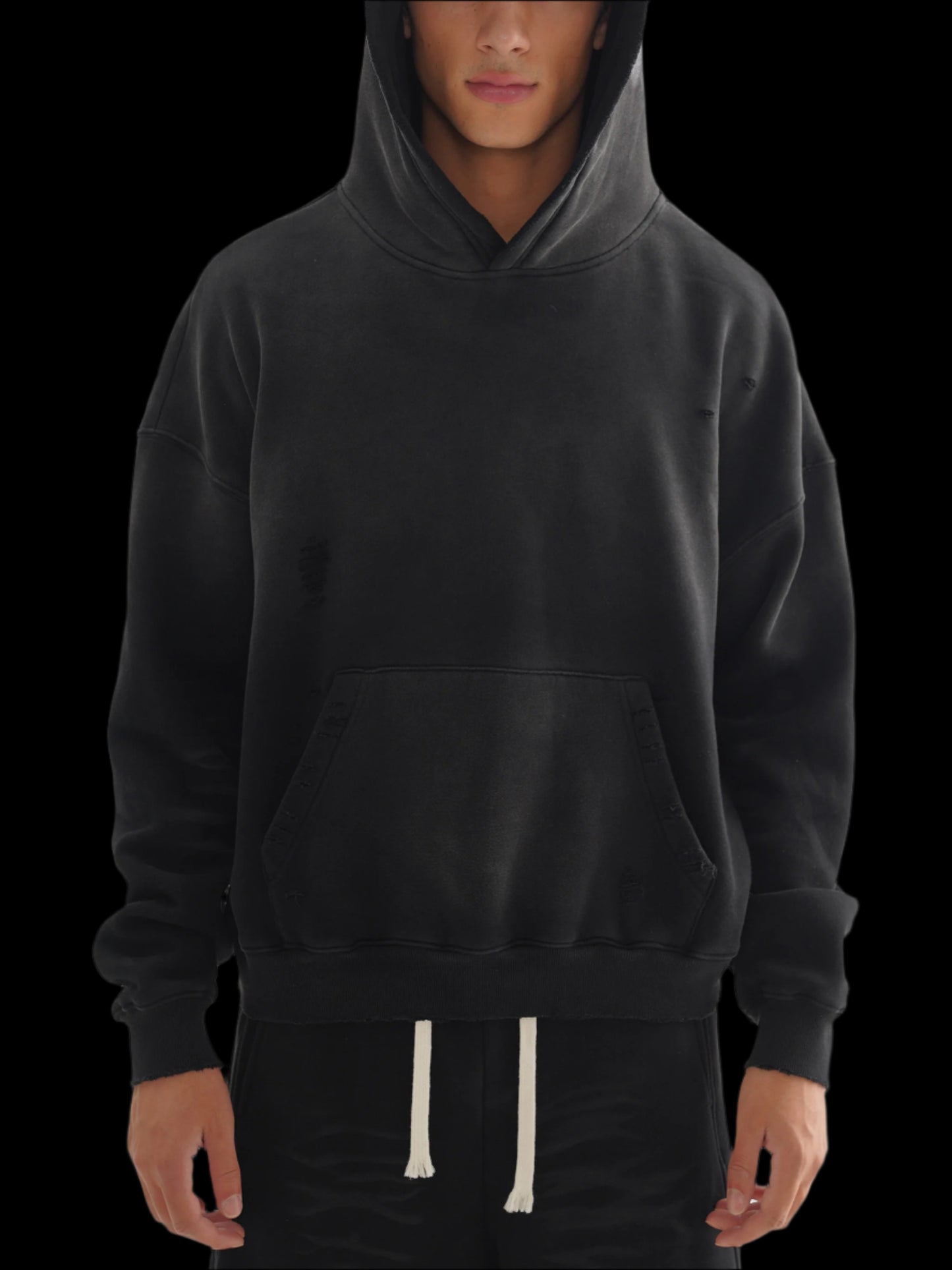Frayed Sunfade Boxy Hoodie