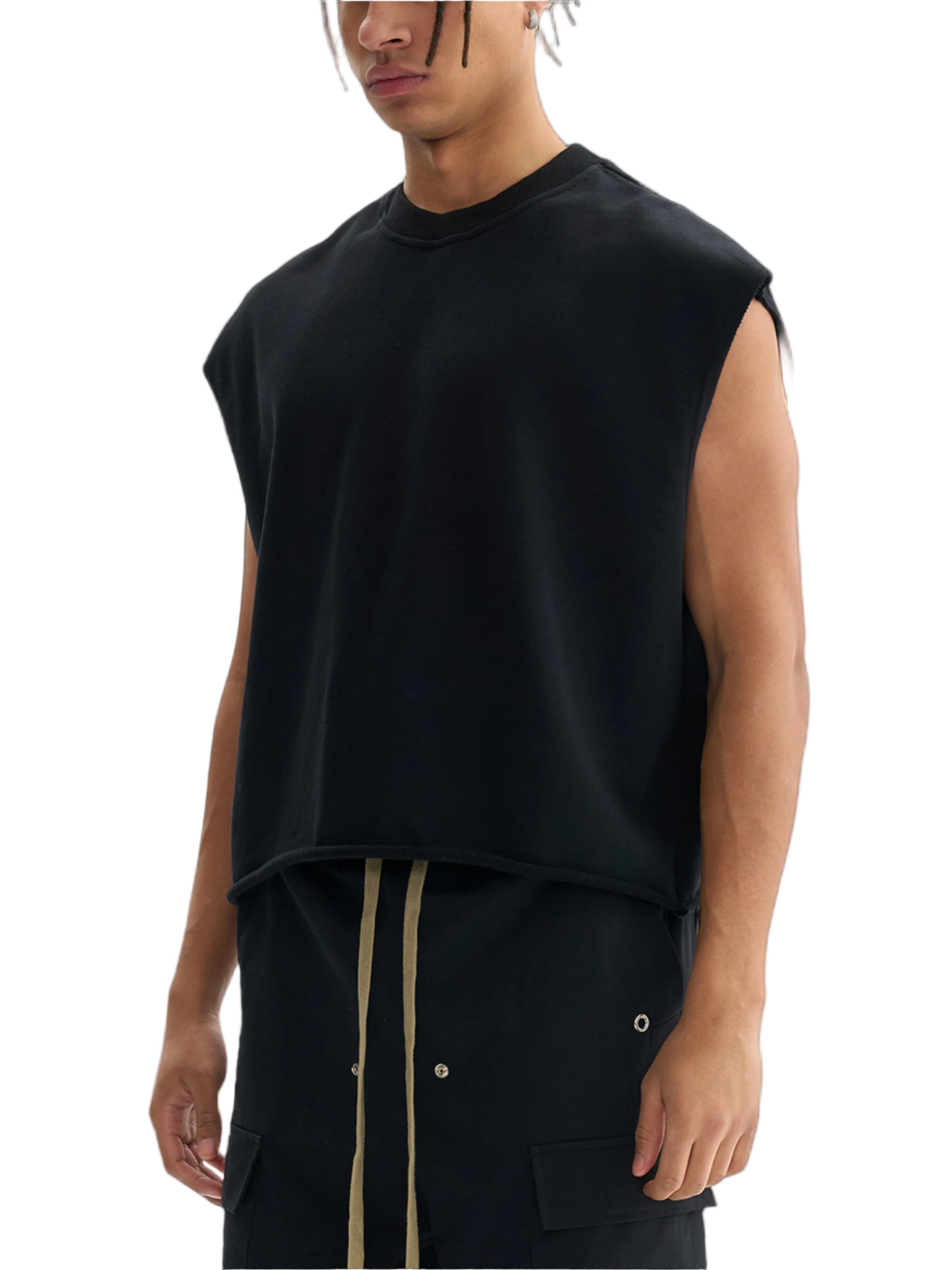 French Terry Boxy Tank Top