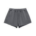 Snow Washed Drawstring Shorts