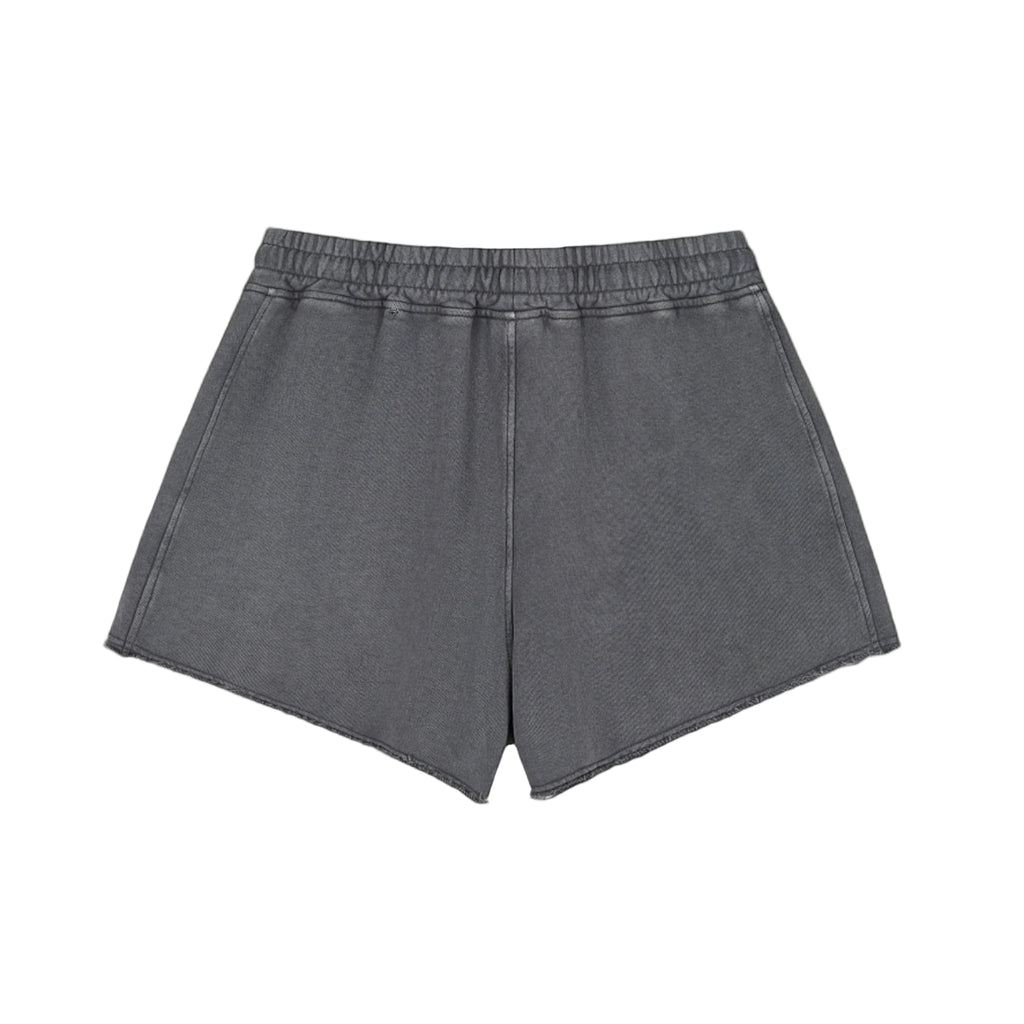 Snow Washed Drawstring Shorts