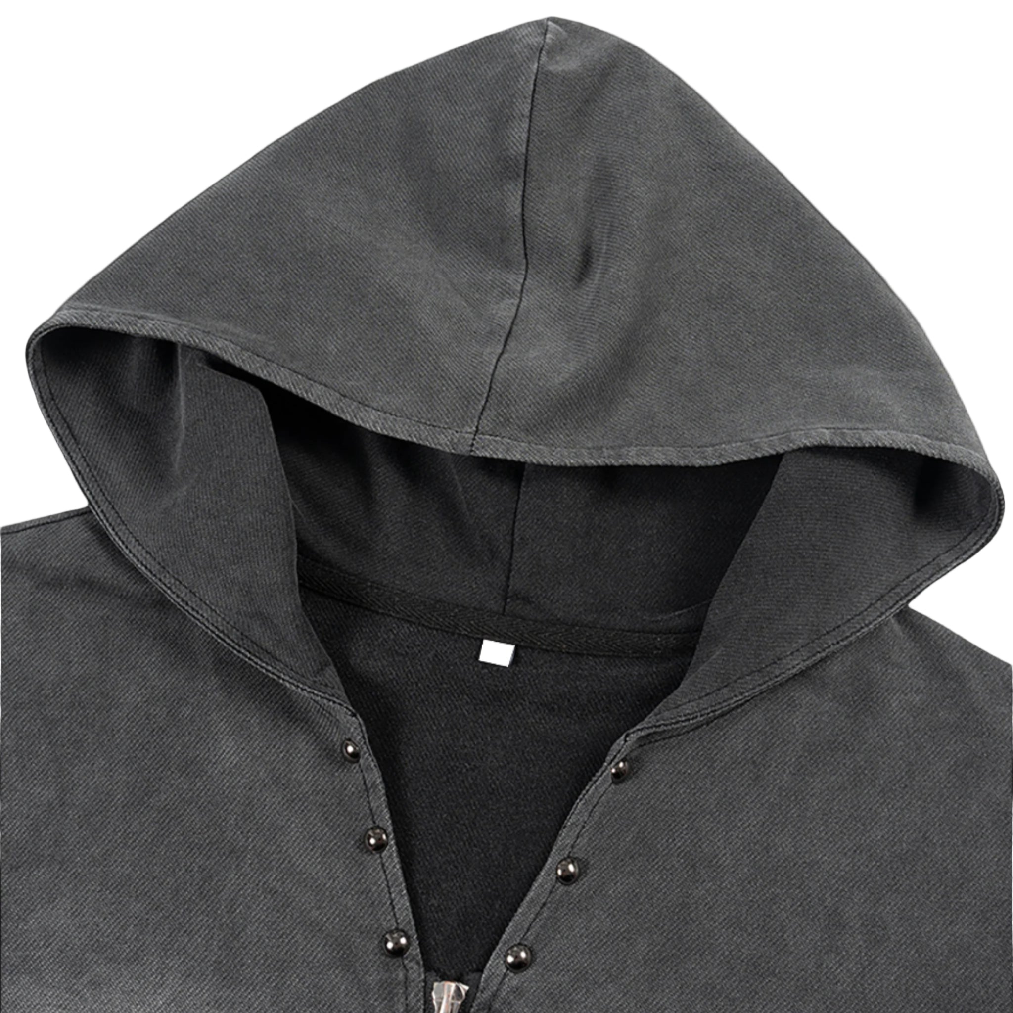 Vintage Washed Zip Up Hooded Tank