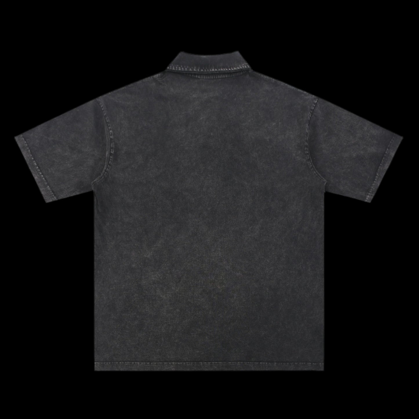 Heavyweight Snow Washed Polo T-Shirt