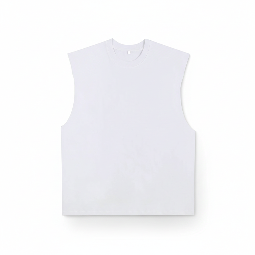 Vintage Washed Raw Edge Tank Top