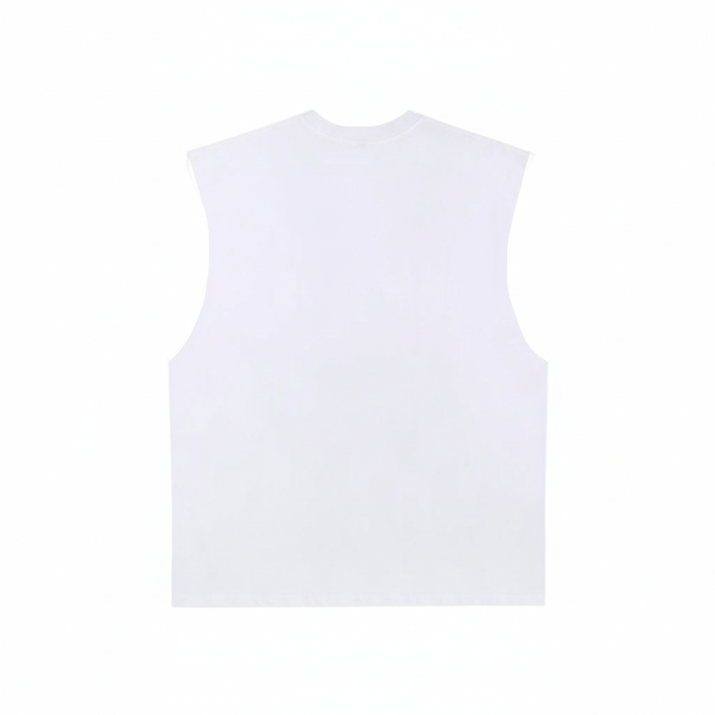 Vintage Washed Raw Edge Tank Top