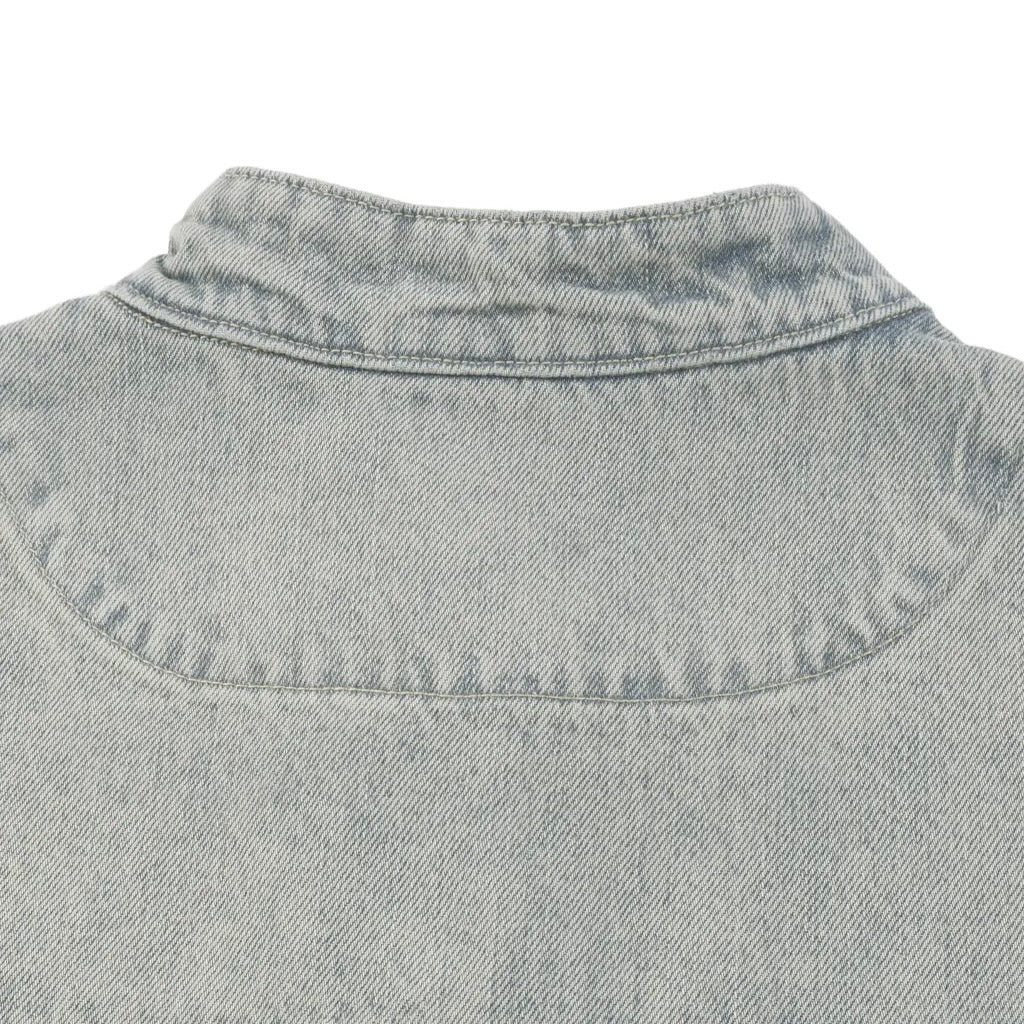 Vintage Wash Zip Denim Jacket